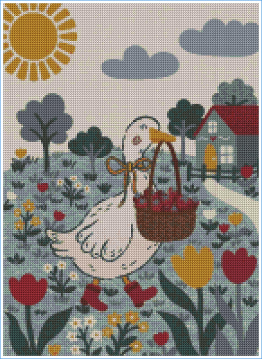 Strawberry Stroll by Andrea Lobell- Diamond Art Kit (40x60cm)