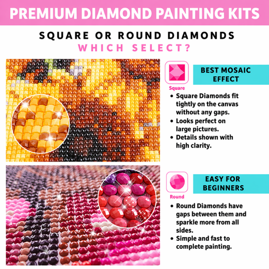 Custom Diamond Painting Kit – Turn Your Photo Into Diamond Art 💎