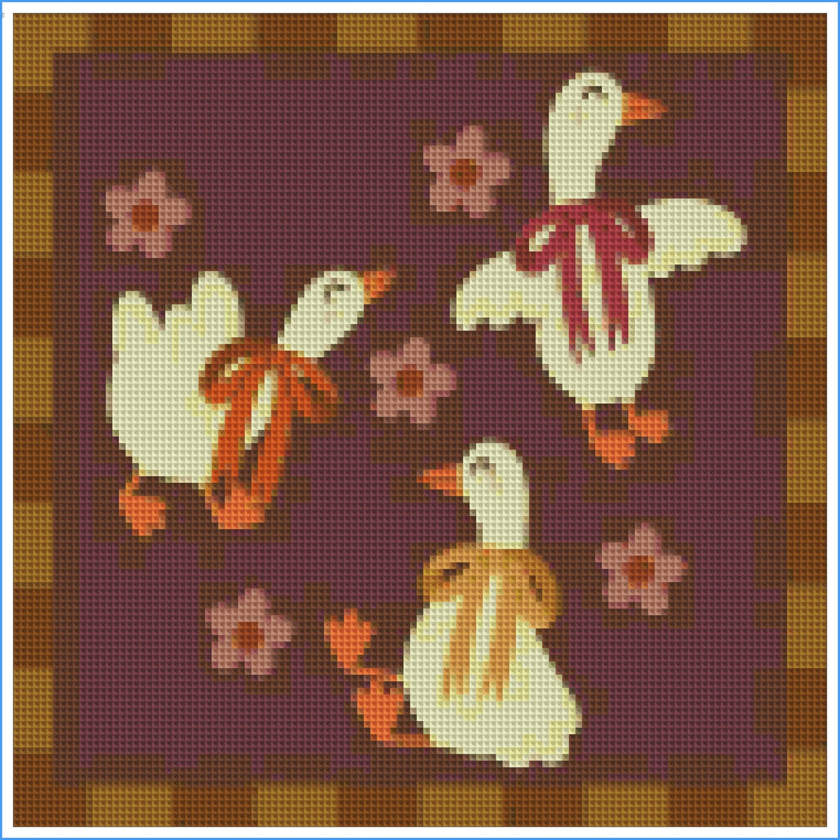 Autumn Geese by Meg Ryan Designs- Diamond Art Kit (30x30cm)