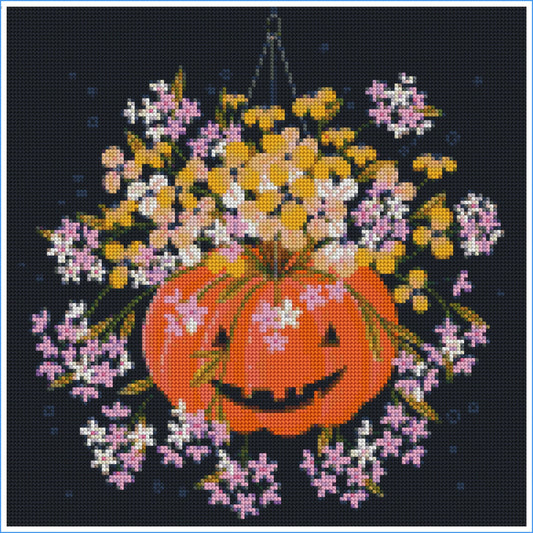 Pumpkin Petals by Molly Marie Pea- Diamond Art Kit (40x40cm)