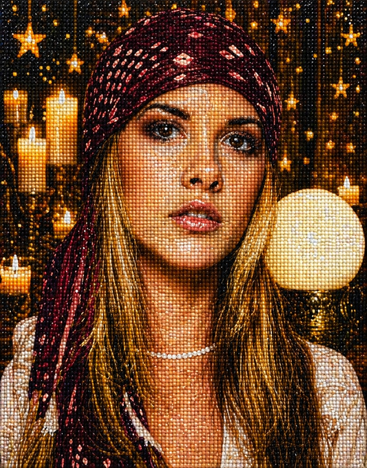 Gypsy Heart- Diamond Art Kit (50x60cm, Square Drill)