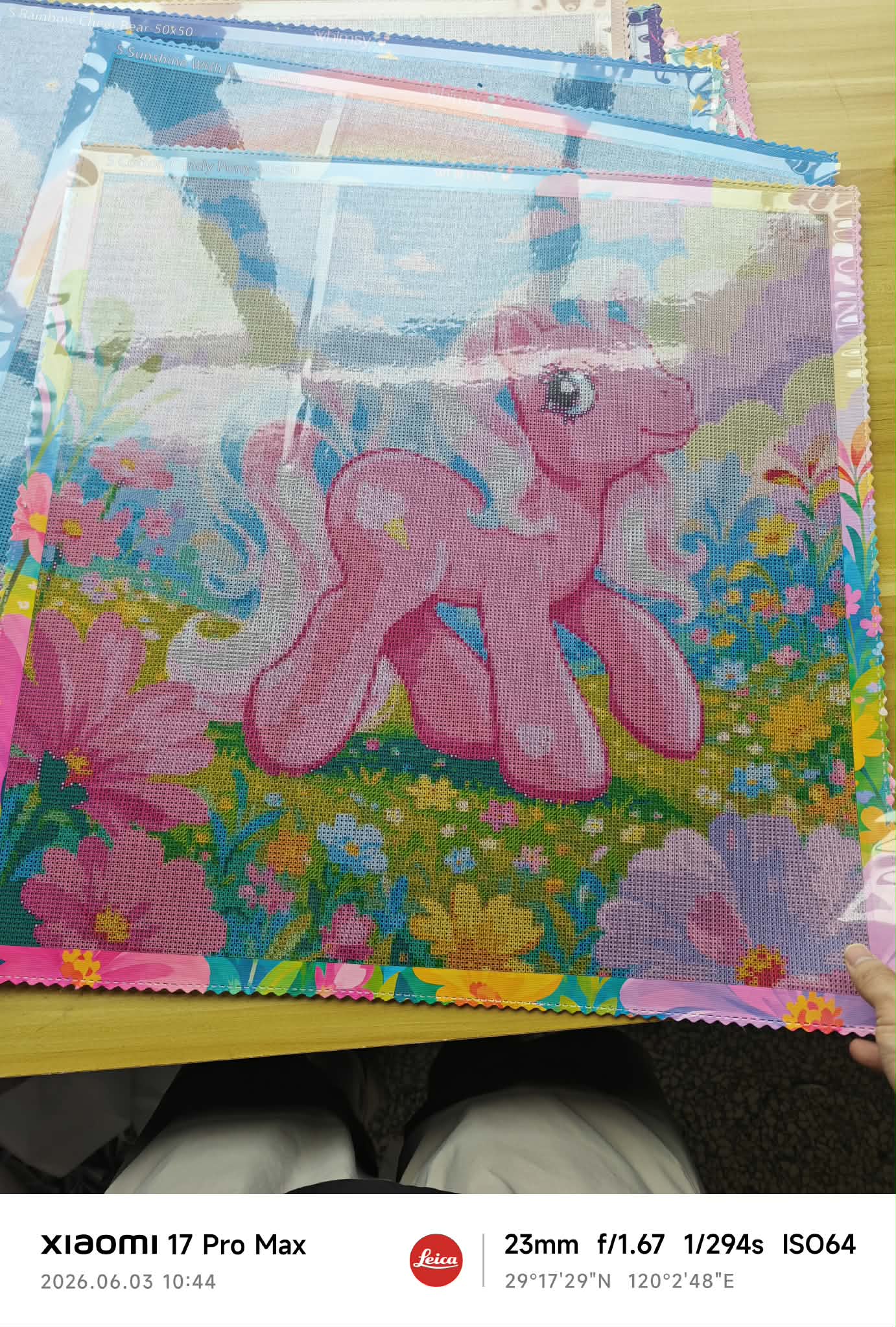 Cotton Candy Pony- Diamond Art Kit (50x50cm, Square Drill)