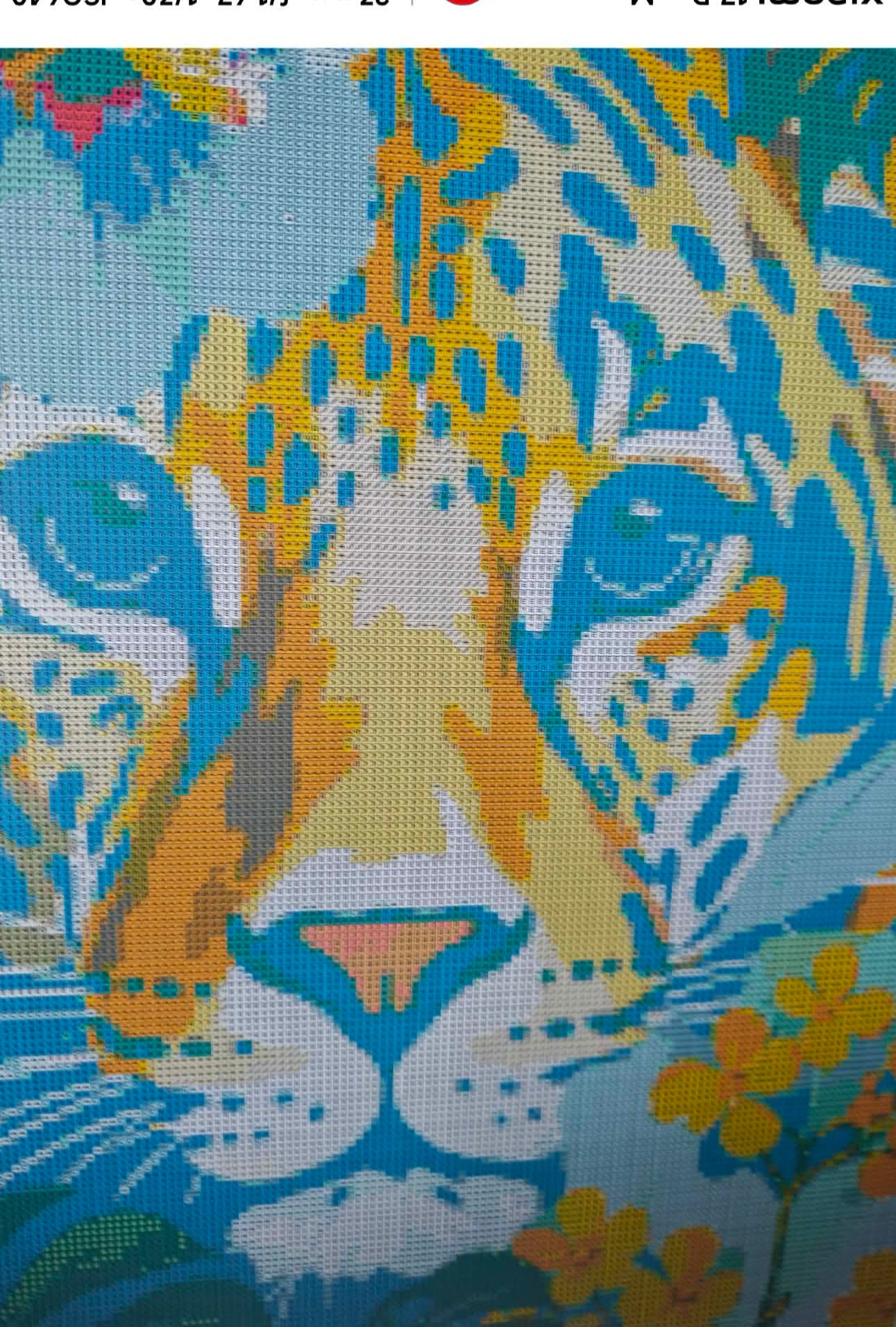 Jungle Jewel Leopard- Diamond Art Kit (40x60cm, Square Drill)