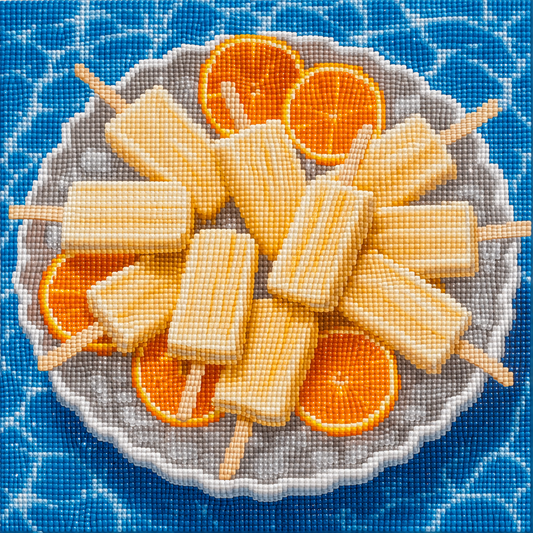 Dreamsicle Summer– Diamond Art Kit (40x40cm, Square Drill)