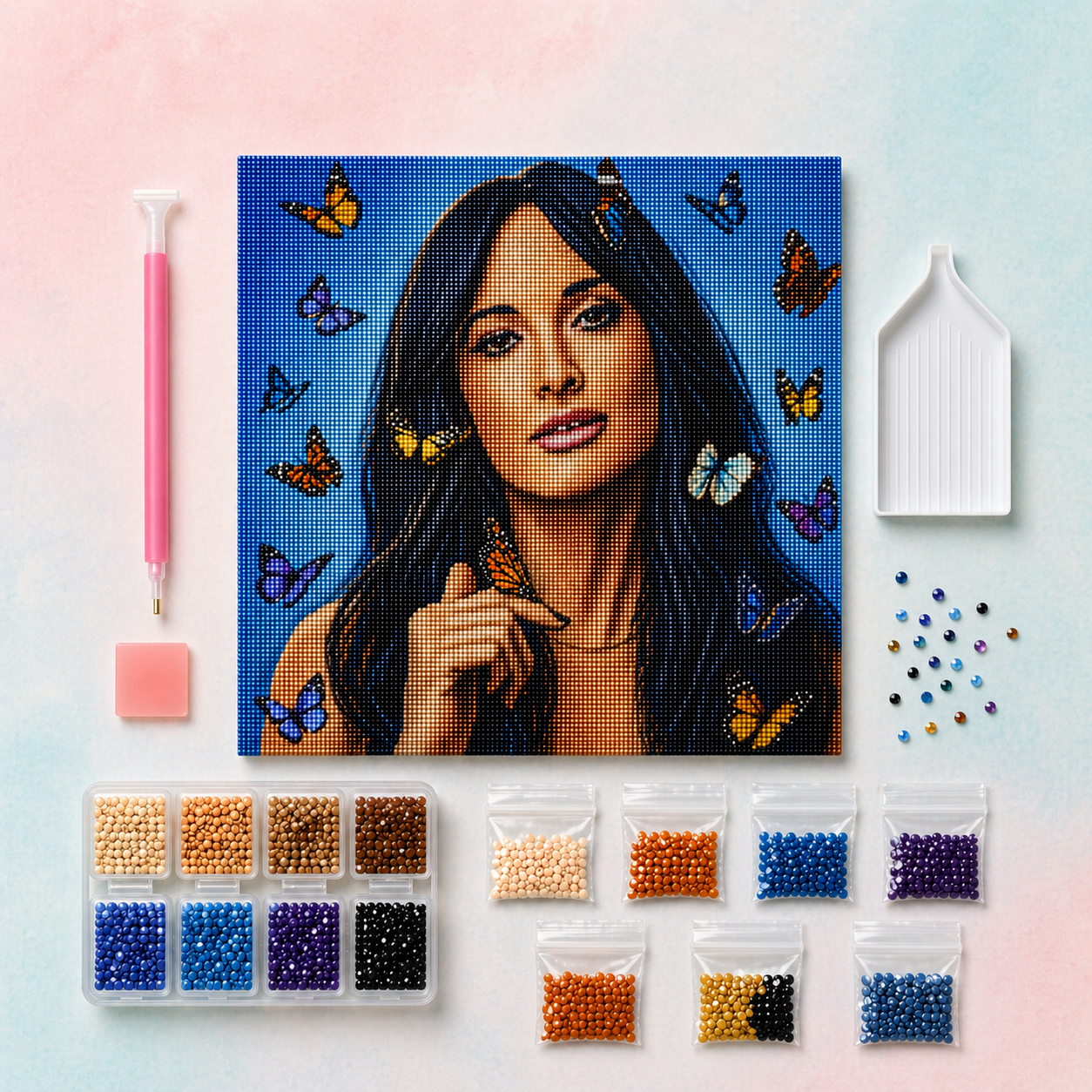 Golden Hour Muse- Diamond Art Kit (50x50cm, Square Drill)