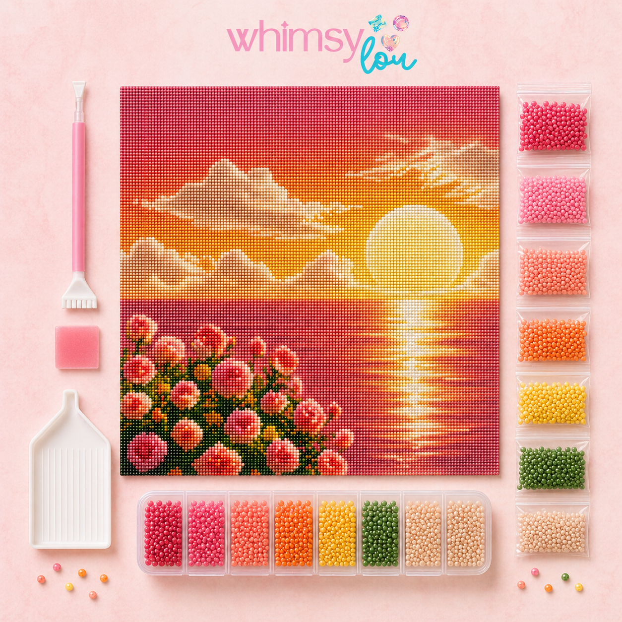 Heavenly Horizon- Diamond Art Kit (50x50cm, Round Drill)