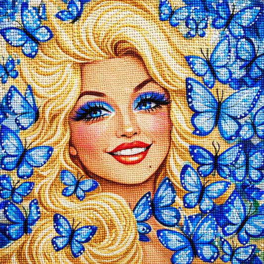 Darling Dolly – Diamond Art Kit (50x50cm, Round Drill)