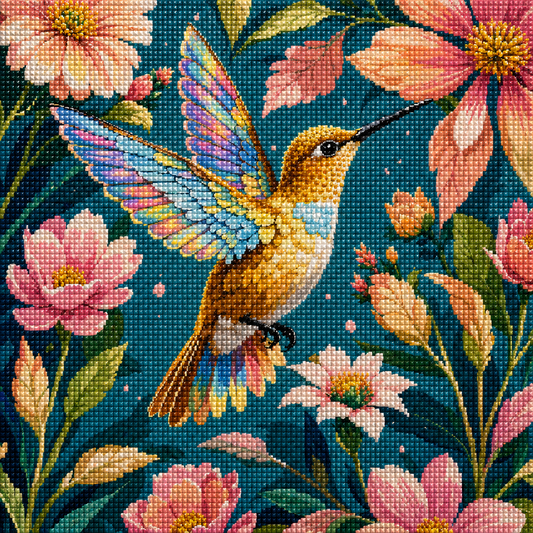 Wings of Whimsy- Diamond Art Kit (50x50cm, Square Drill)