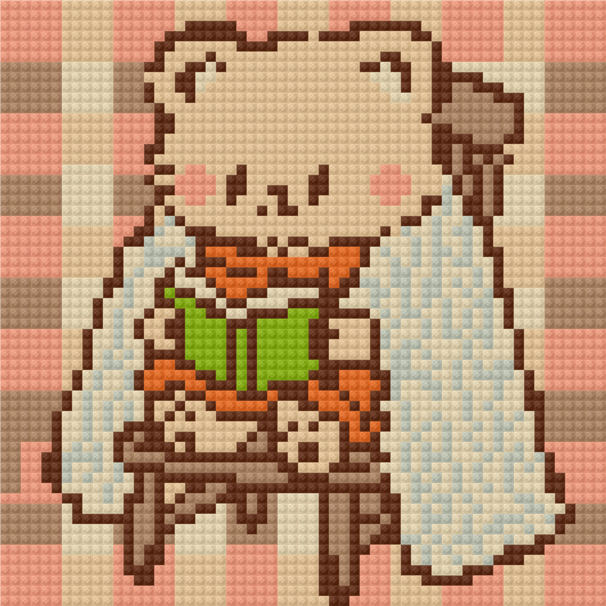 Tea Time Teddy by Blumensdiary – little whimsies Mini Diamond Art Set