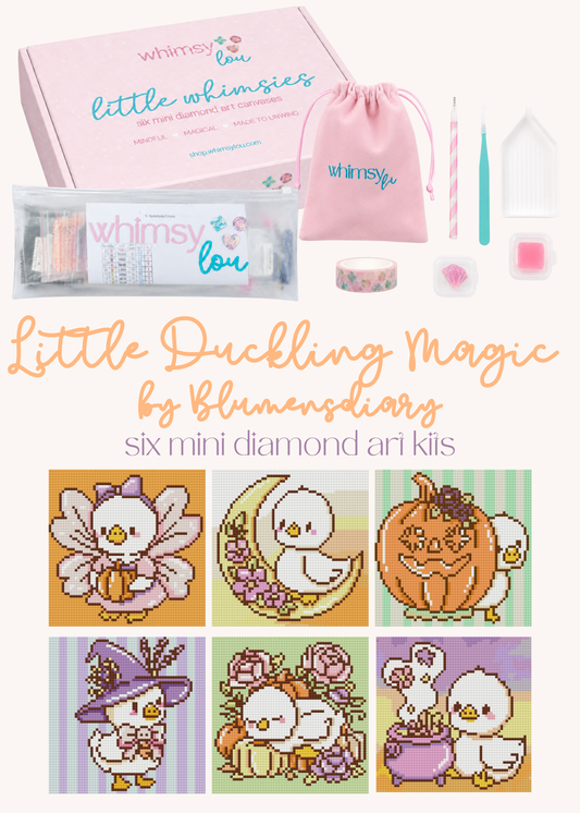 Little Duckling Magic by Blumensdiary – little whimsies Mini Diamond Art Set