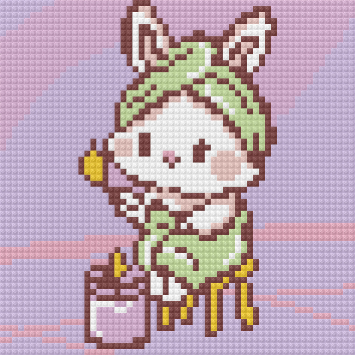 Bunny's Self Care Day by Blumensdiary – little whimsies Mini Diamond Art Set