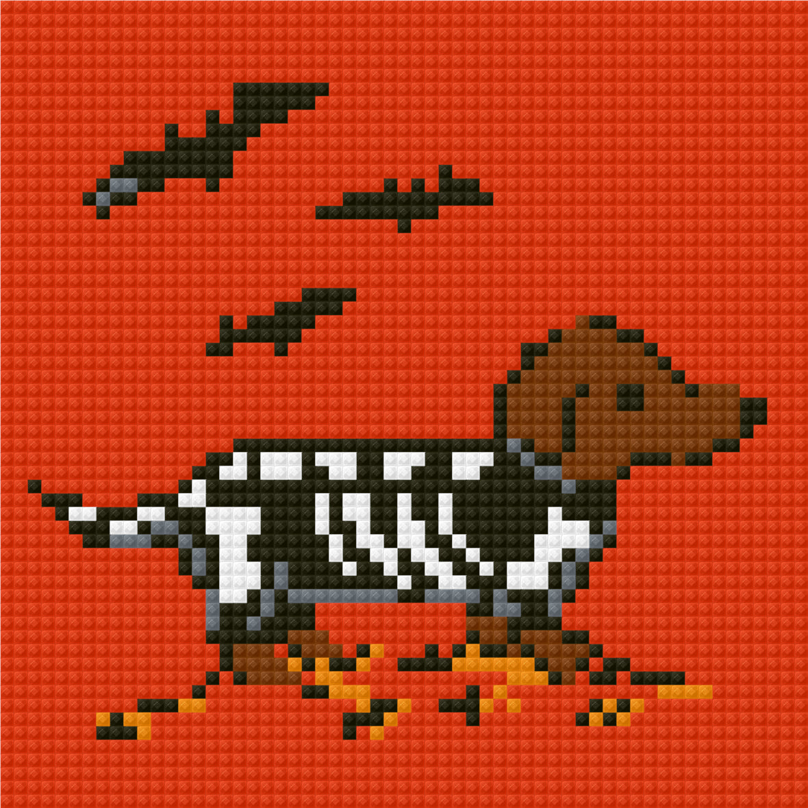 Halloween Pups by Kate Clay – little whimsies Mini Diamond Art Set