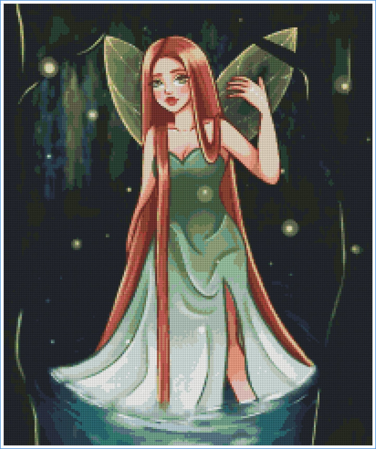 The Siren - Art by Oceana - Diamond Art Kit (50x60cm, Square Drill)