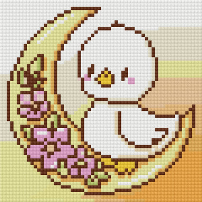 Little Duckling Magic by Blumensdiary – little whimsies Mini Diamond Art Set