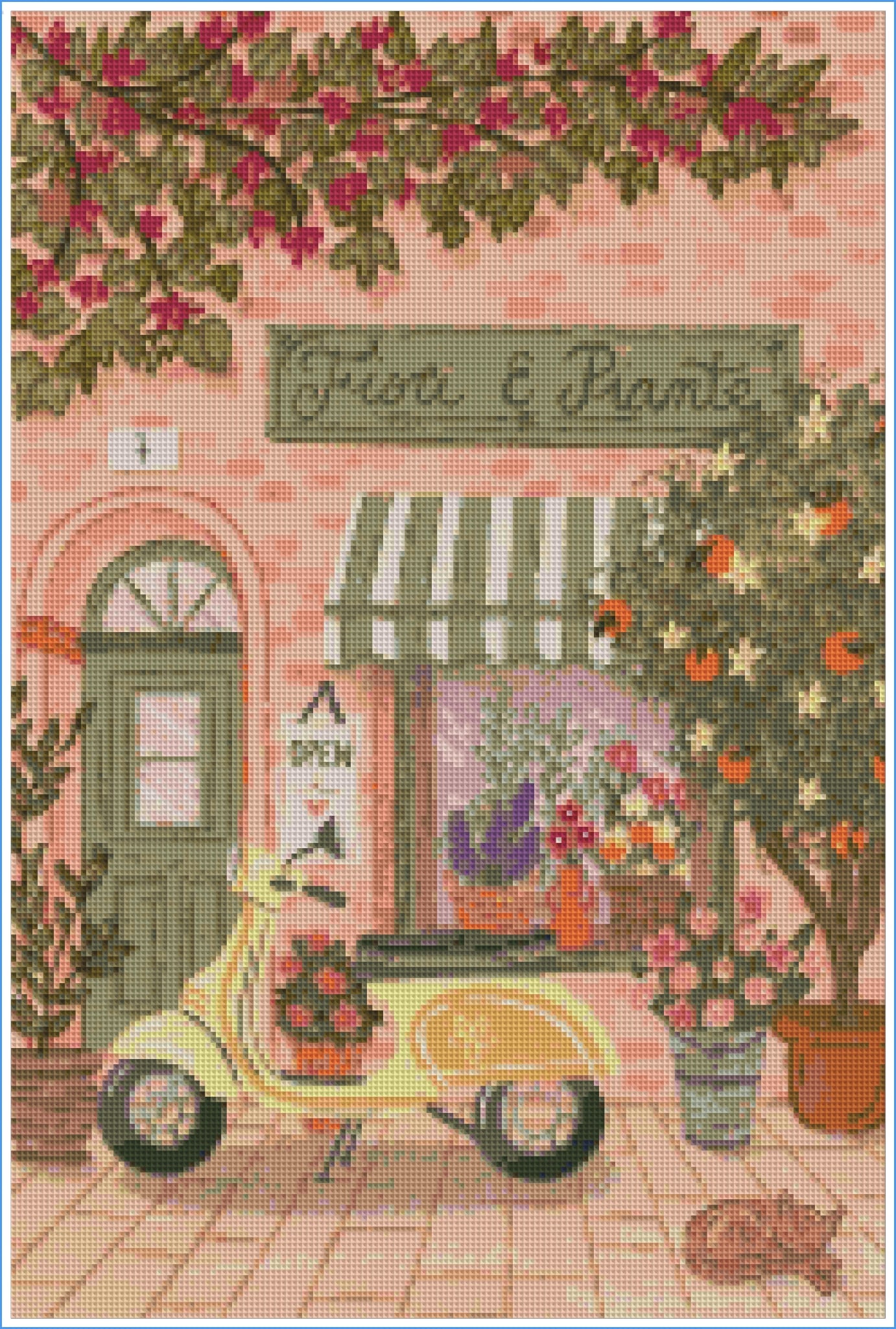 Italian Day by Andrea Lobell- Diamond Art Kit (40x60cm)