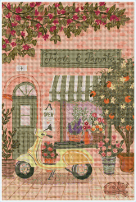 Italian Day by Andrea Lobell- Diamond Art Kit (40x60cm)