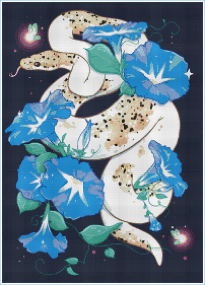 Fairy Fountain Python by Angelxbeans- Diamond Art Kit (50x70cm, Square Drill)