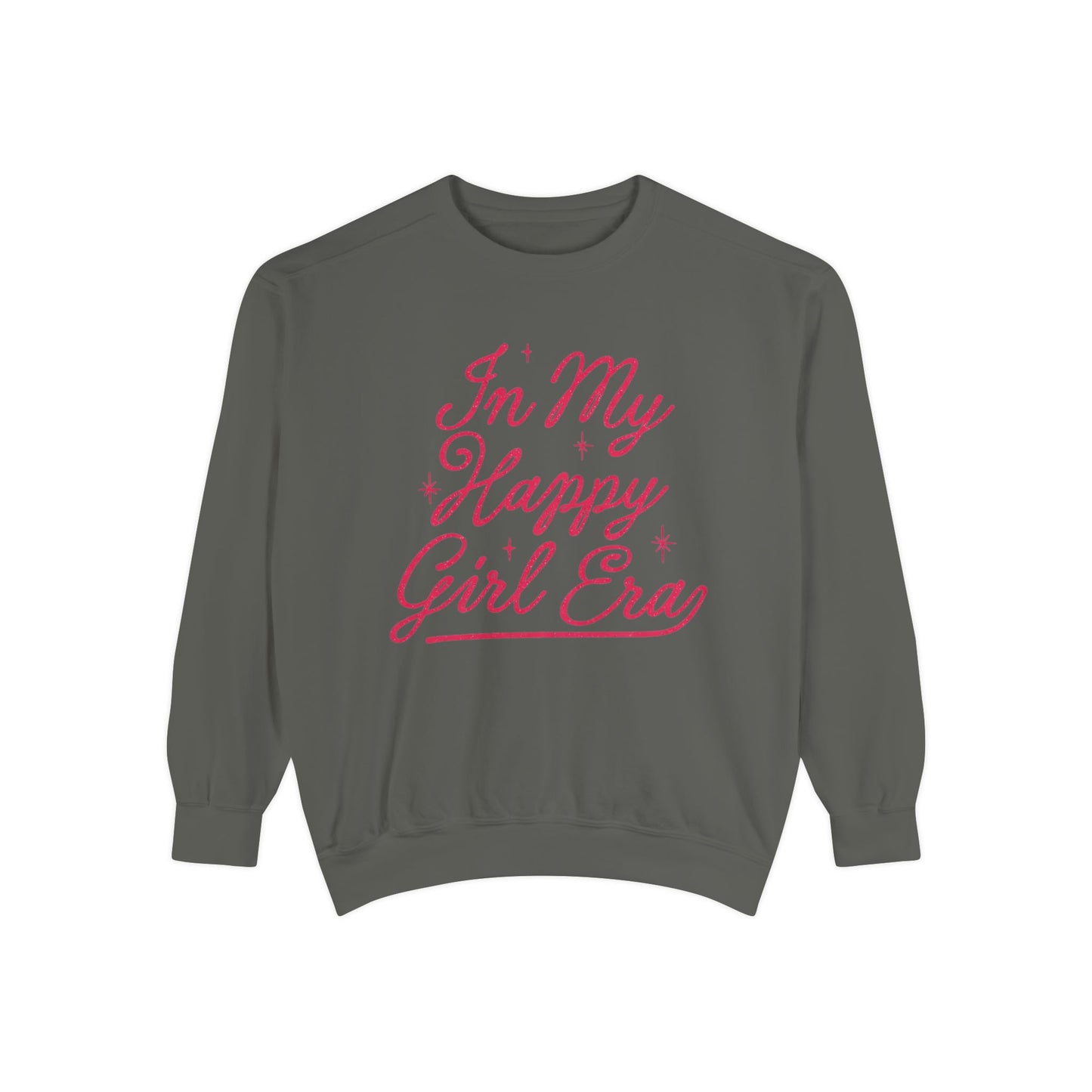 Happy Girl Era Sweatshirt — "In My Happy Girl Era" Cozy Crewneck