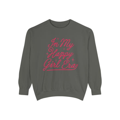 Happy Girl Era Sweatshirt — "In My Happy Girl Era" Cozy Crewneck