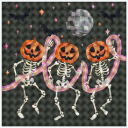 Ghouls Night Out by Meg Ryan Designs- Diamond Art Kit (40x40cm)