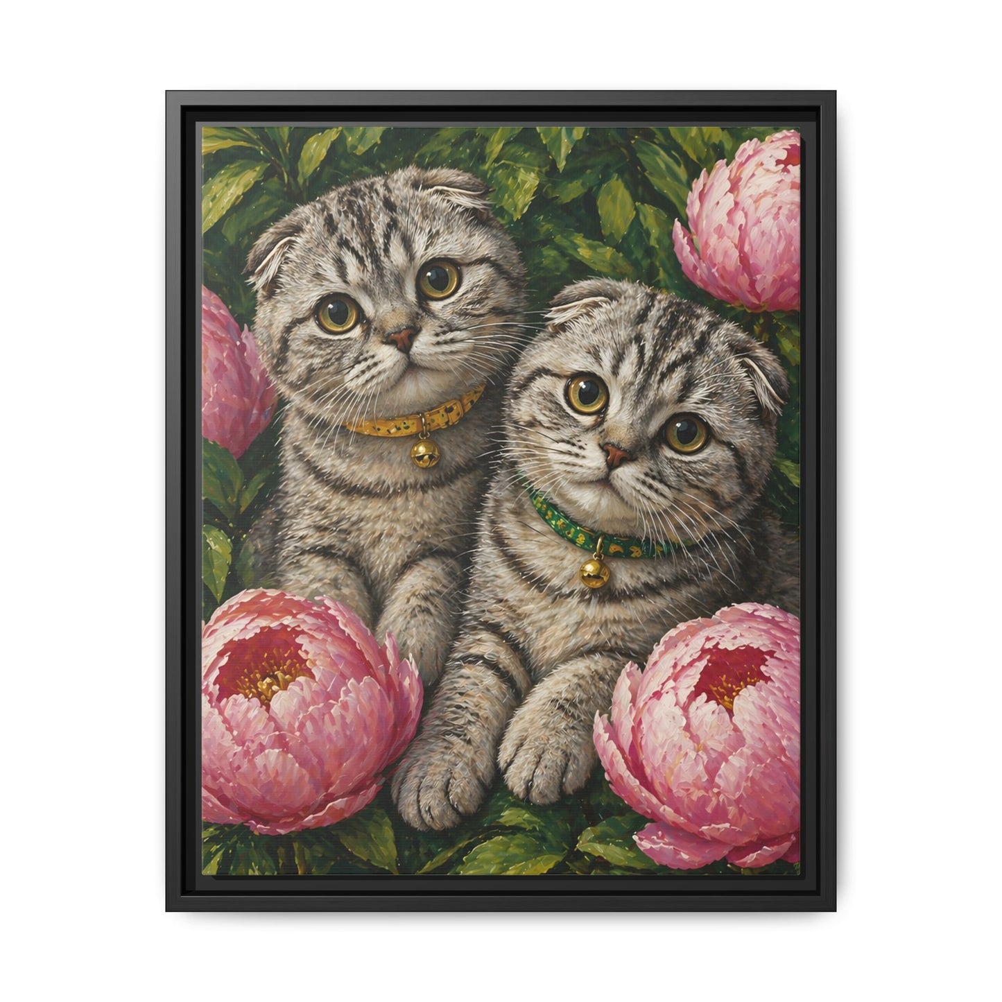 Framed Matte Canvas Print — Mona & Marge’s Secret Garden