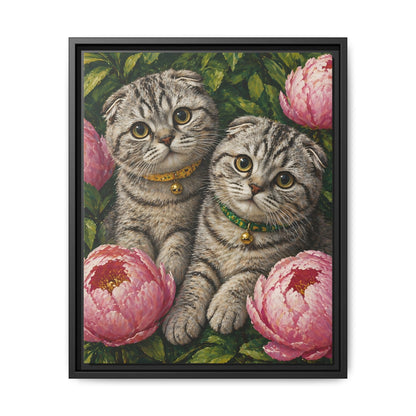 Framed Matte Canvas Print — Mona & Marge’s Secret Garden