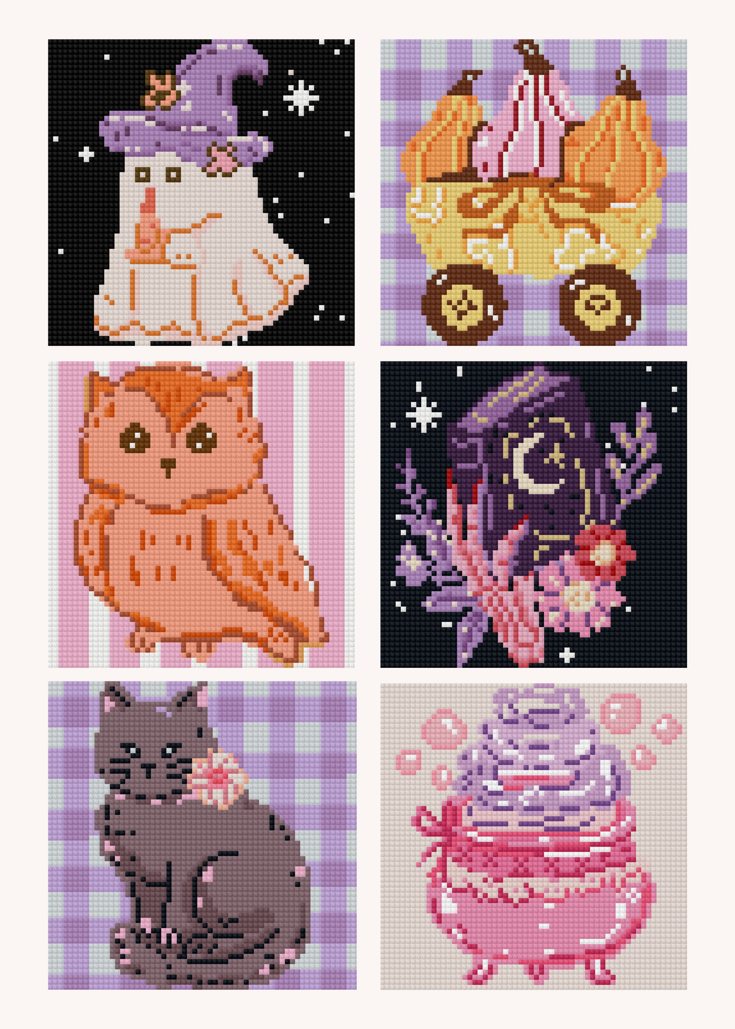 Whimsy & Witchcraft by Fragraea – little whimsies Mini Diamond Art Set