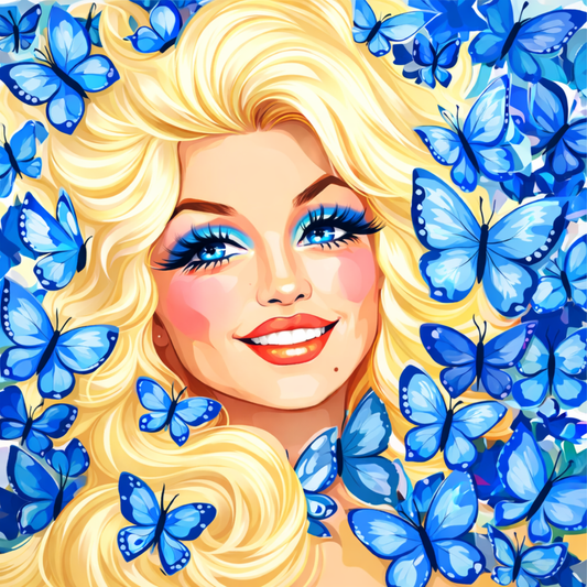 Darling Dolly – Diamond Art Kit (50x50cm, Round Drill)