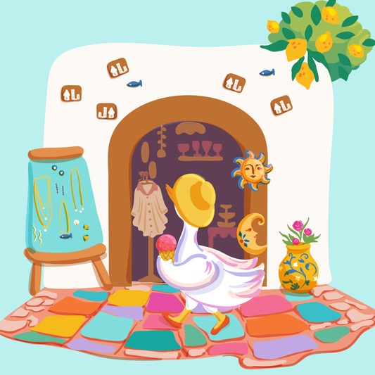 Bellissima at the Boutique- Colortickle by Abhinaya- Diamond Art Kit (40x40cm)