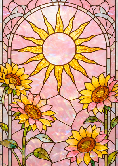 Sunflower Petal Prism - Diamond Art Kit (40x60cm, Square Drill)