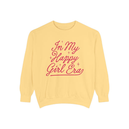 Happy Girl Era Sweatshirt — "In My Happy Girl Era" Cozy Crewneck