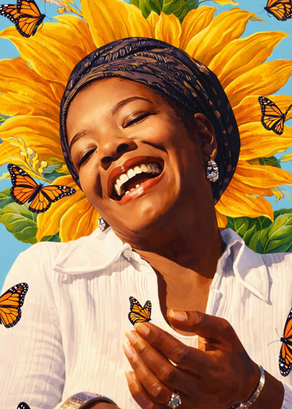 Still I Rise Maya – Diamond Art Kit (50x70cm, Square Drill)