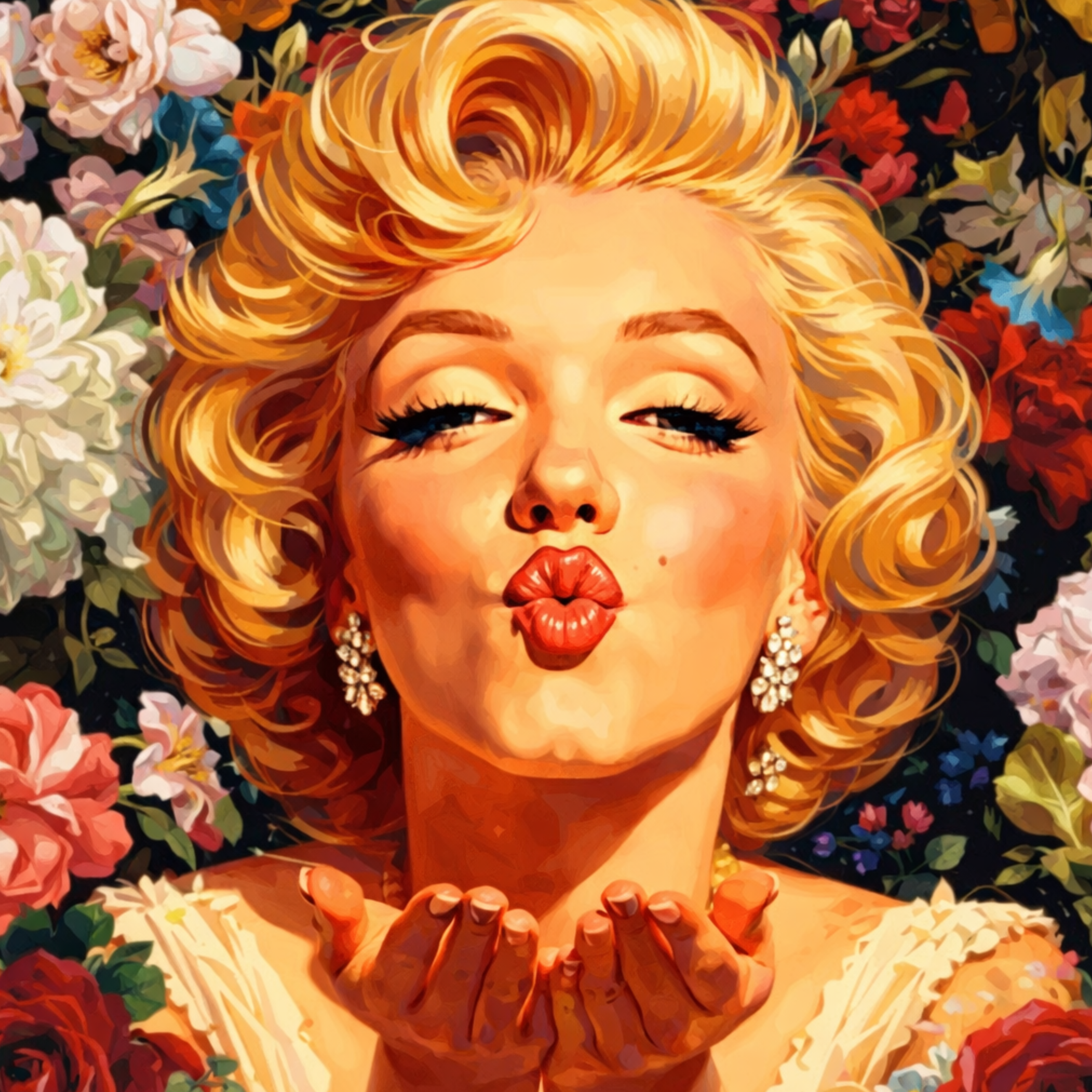Forever Marilyn – Diamond Art Kit (50x70cm, Square Drill)