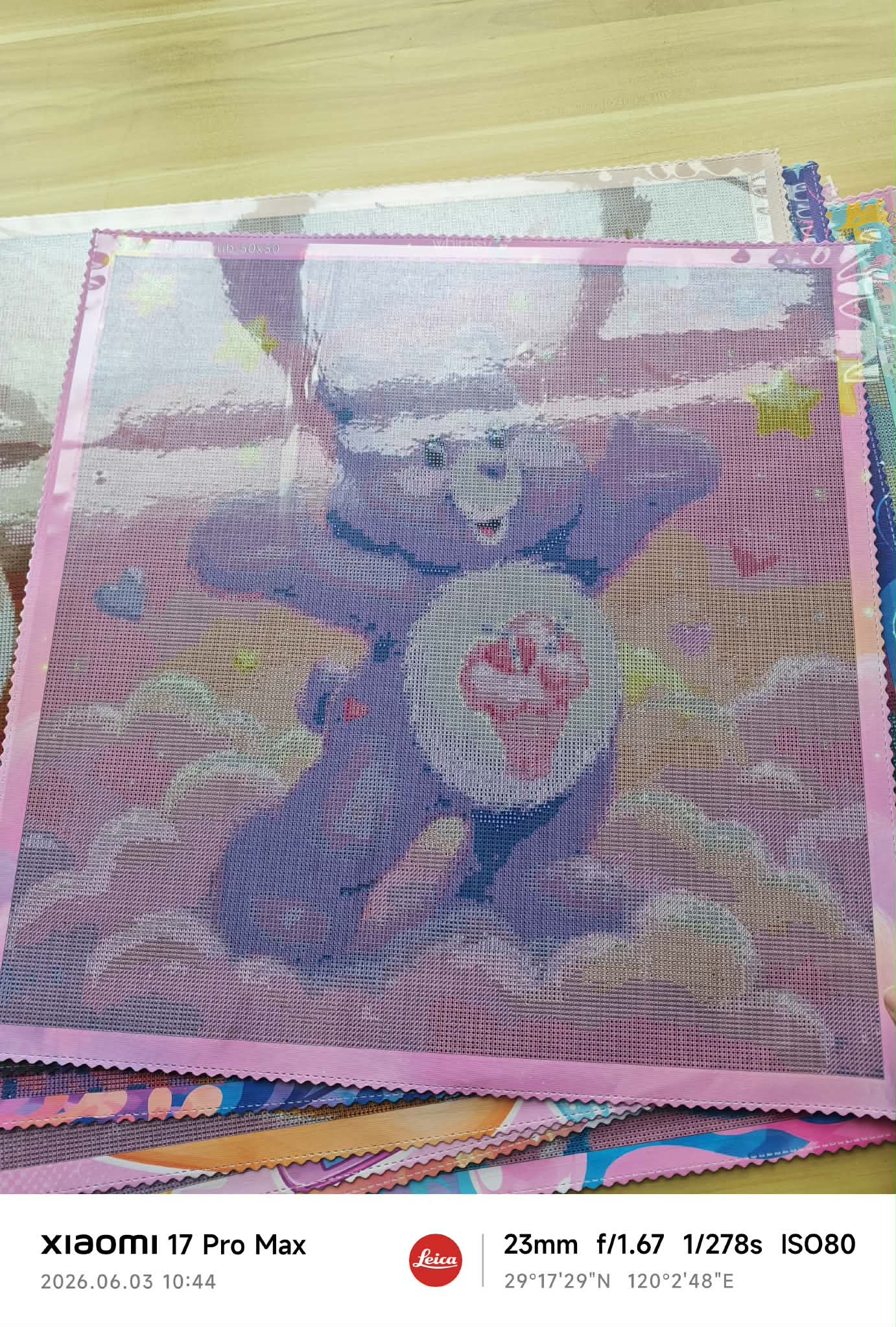 Sweetheart Cub- Diamond Art Kit (50x50cm, Square Drill)