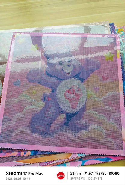 Sweetheart Cub- Diamond Art Kit (50x50cm, Square Drill)