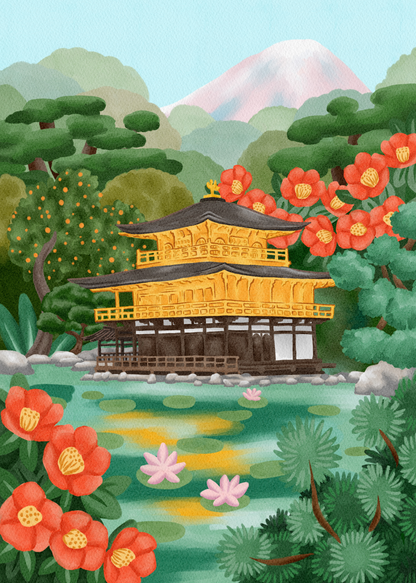 Kyoto, Japan by Olenka Studio- Diamond Art Kit (50x70cm, Square Drill)