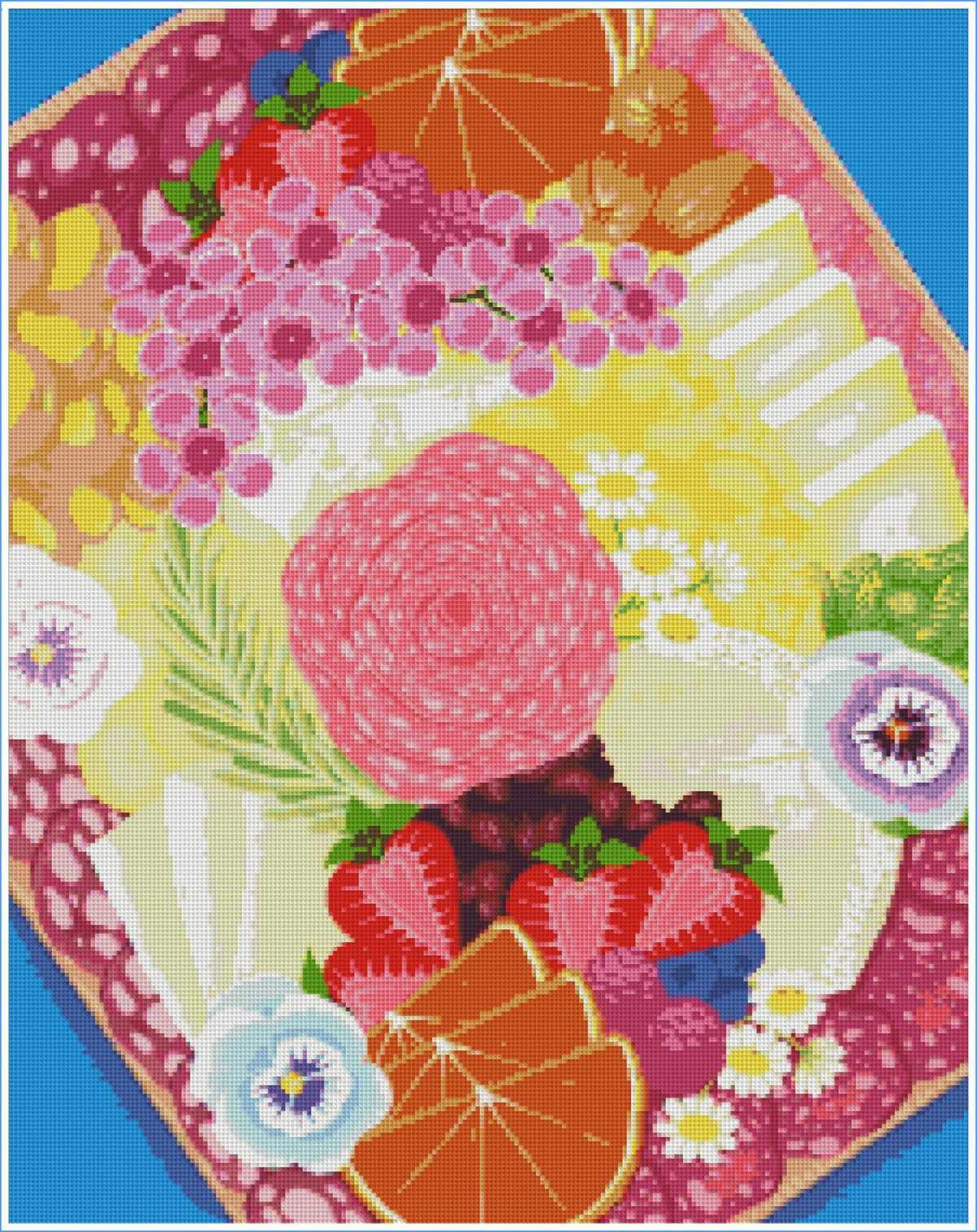 Charcuterie Board by Jess Jay Design- Diamond Art Kit (55x70cm, Square Drill)