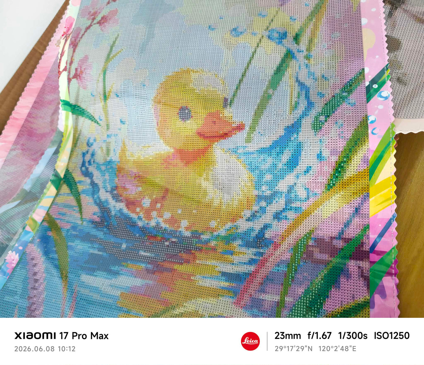 Pondside Duckling - Diamond Art Kit (40x50cm, Square Drill)