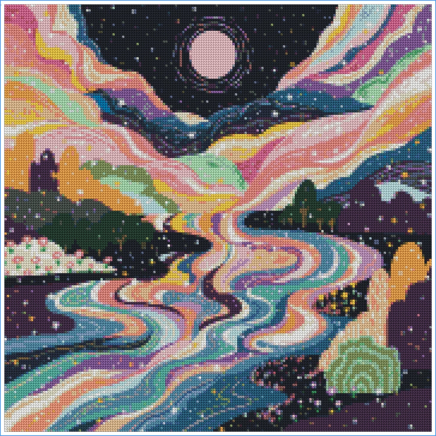 Celestial Landscape by Ziyi Studio- Diamond Art Kit (50x50cm Square Drill)