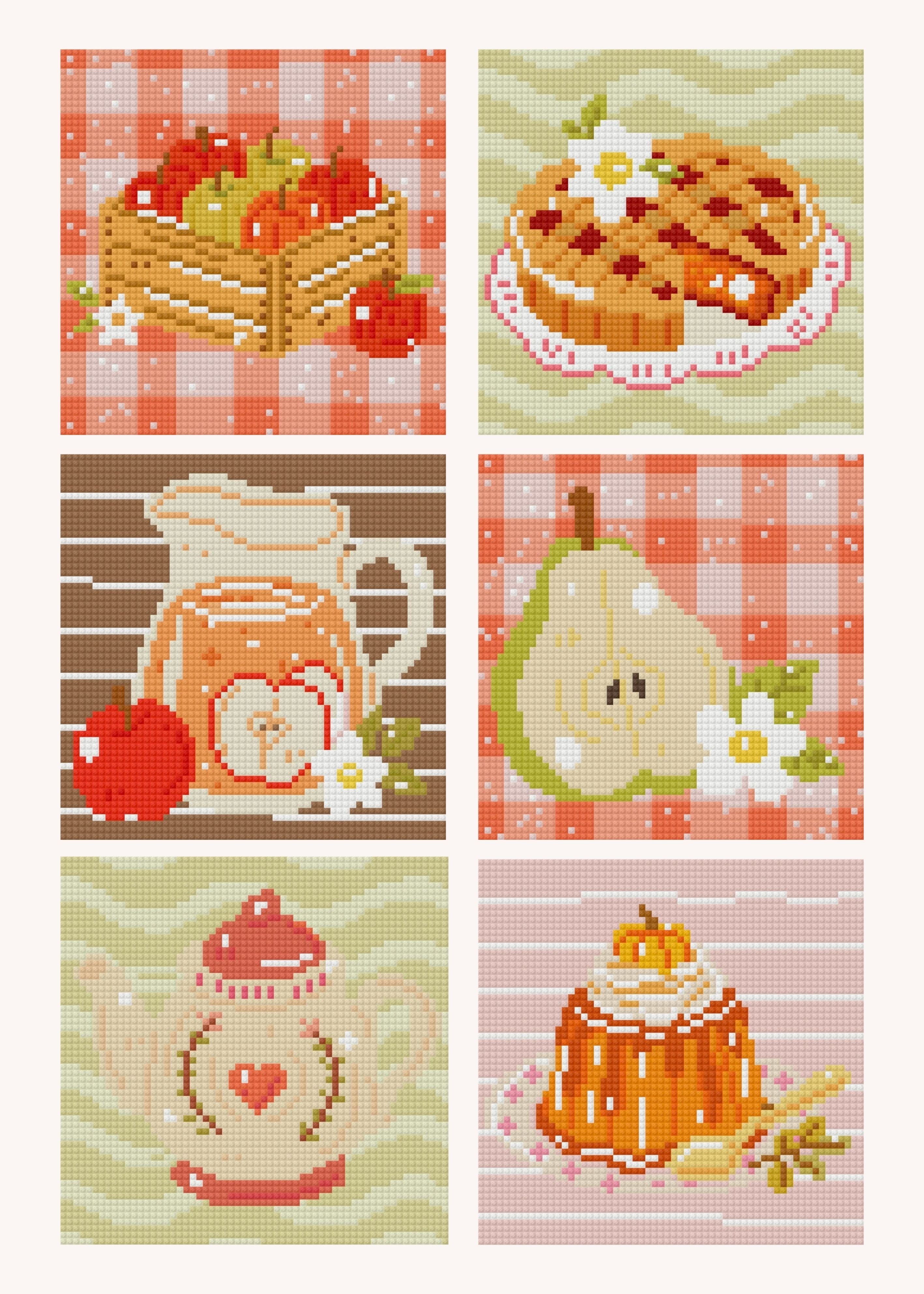 Cider & Sweets by PonPon Artwork – little whimsies Mini Diamond Art Set