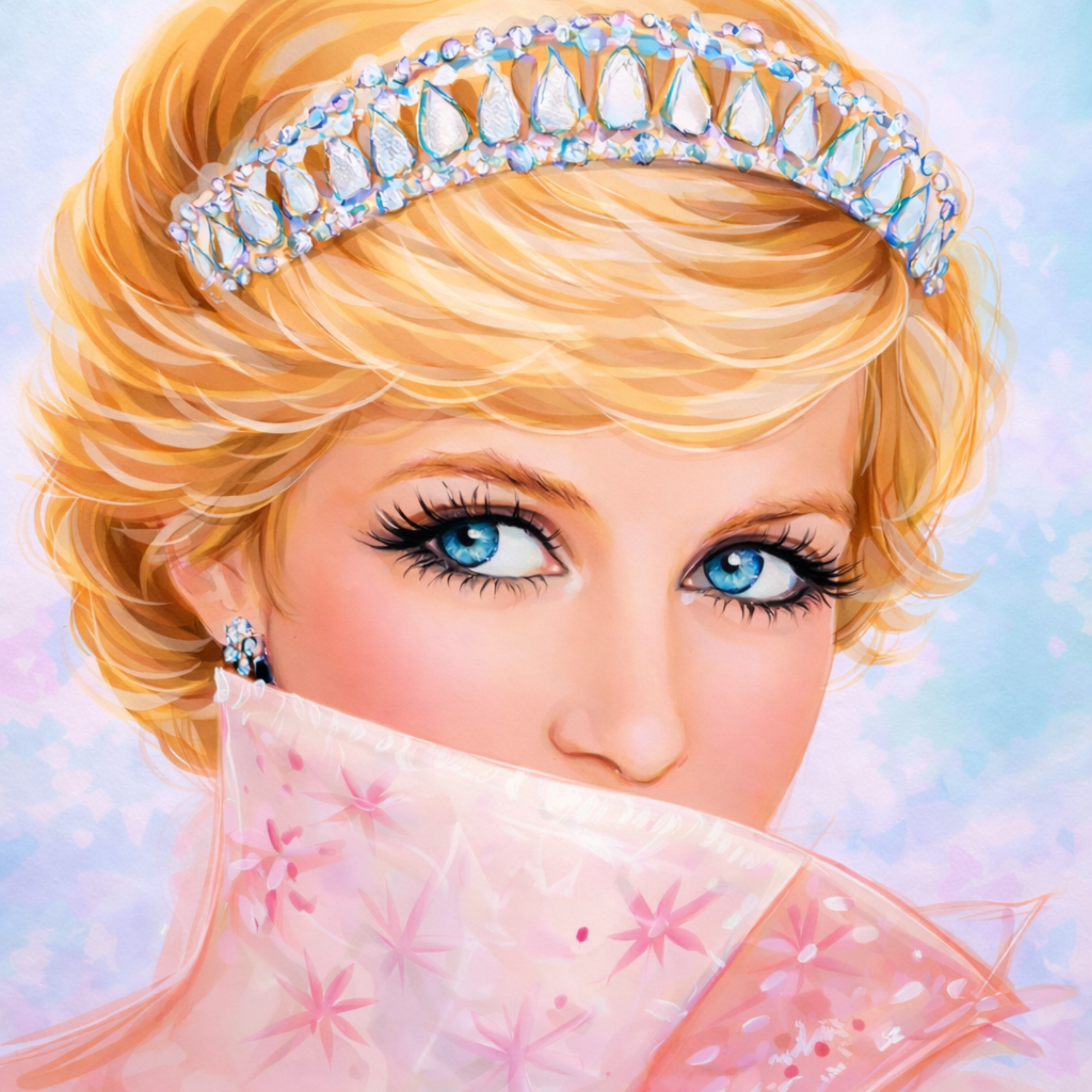 The People’s Princess - Diamond Art Kit (50x50cm, Square Drill)