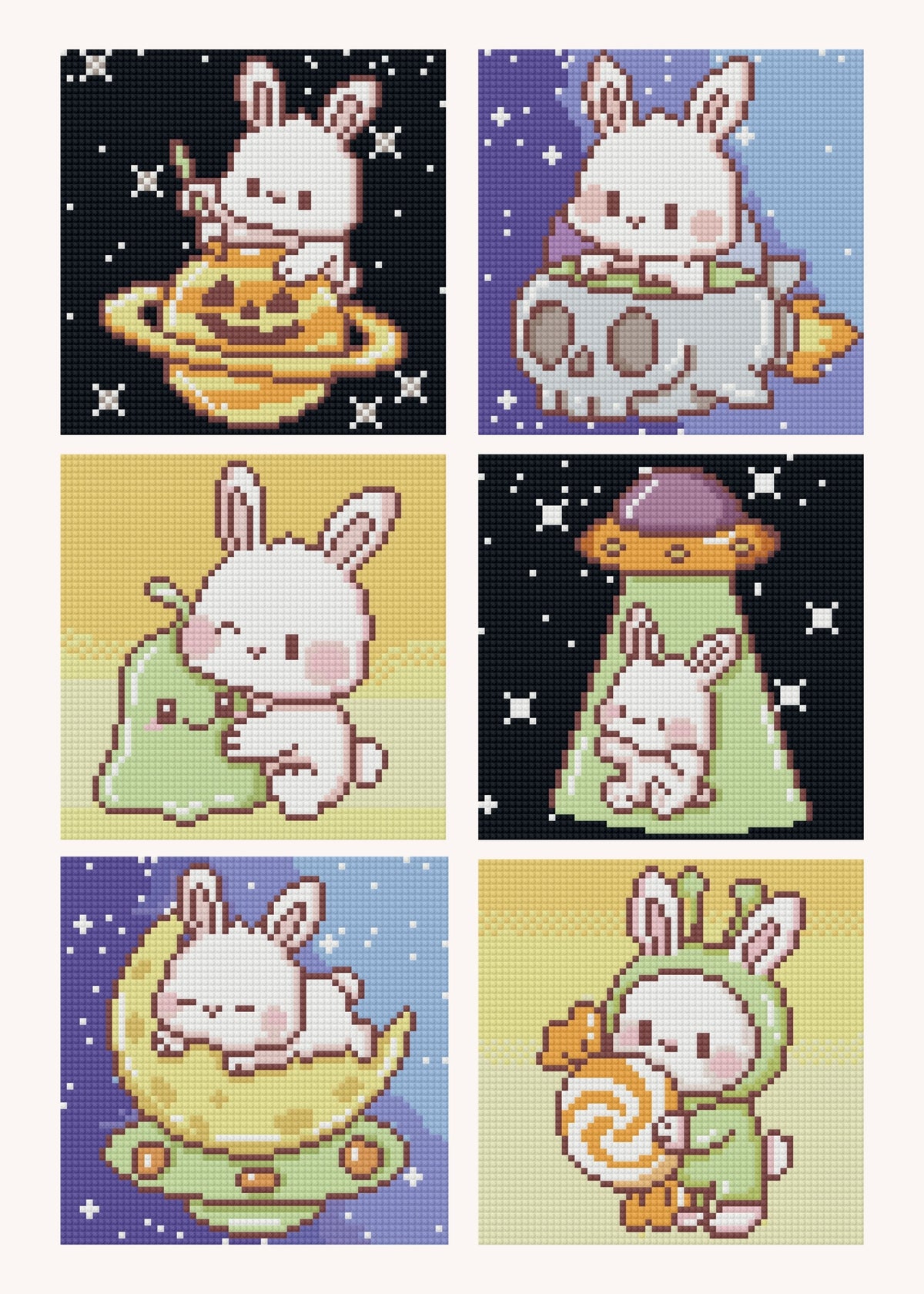 Cosmic Cutie by Blumensdiary – little whimsies Mini Diamond Art Set