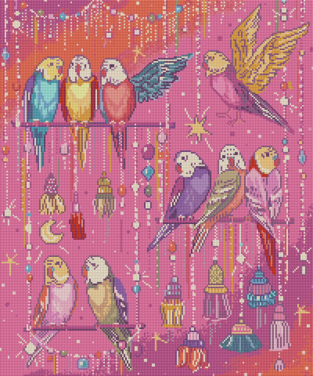 Garland Serenade by Hanna Symo- Diamond Art Kit (50x60cm, Square Drill) Hand Rendered