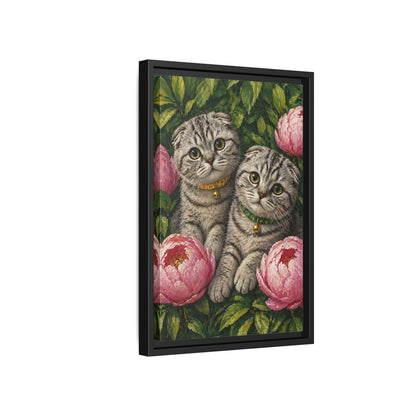 Framed Matte Canvas Print — Mona & Marge’s Secret Garden