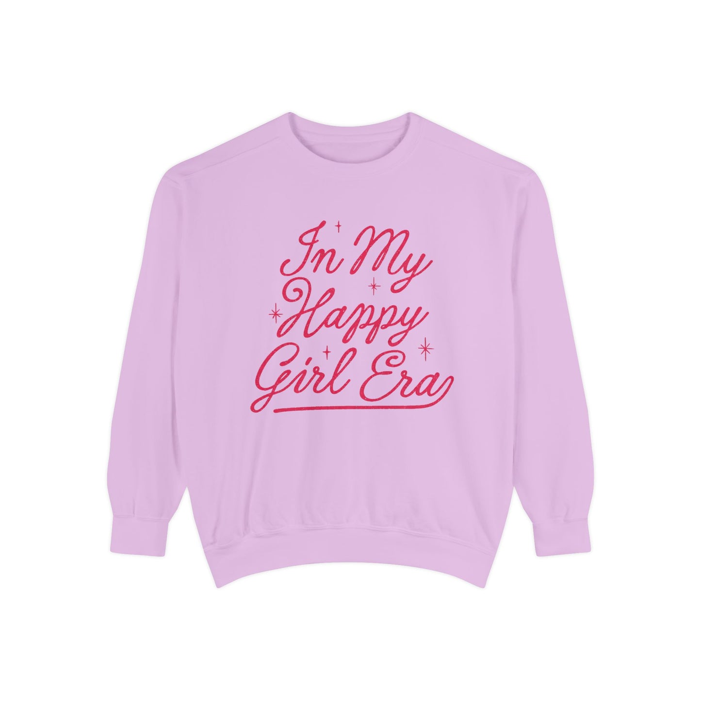 Happy Girl Era Sweatshirt — "In My Happy Girl Era" Cozy Crewneck