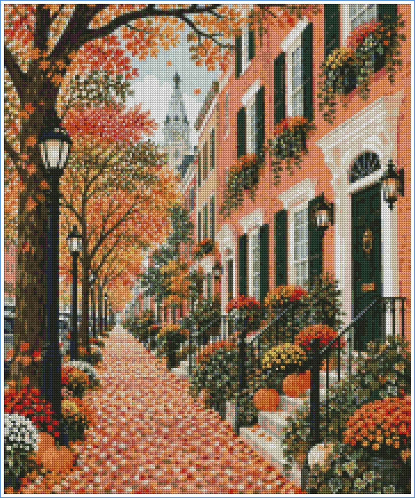 Fall in Philly– Diamond Art Kit (50x60cm, Square Drill)