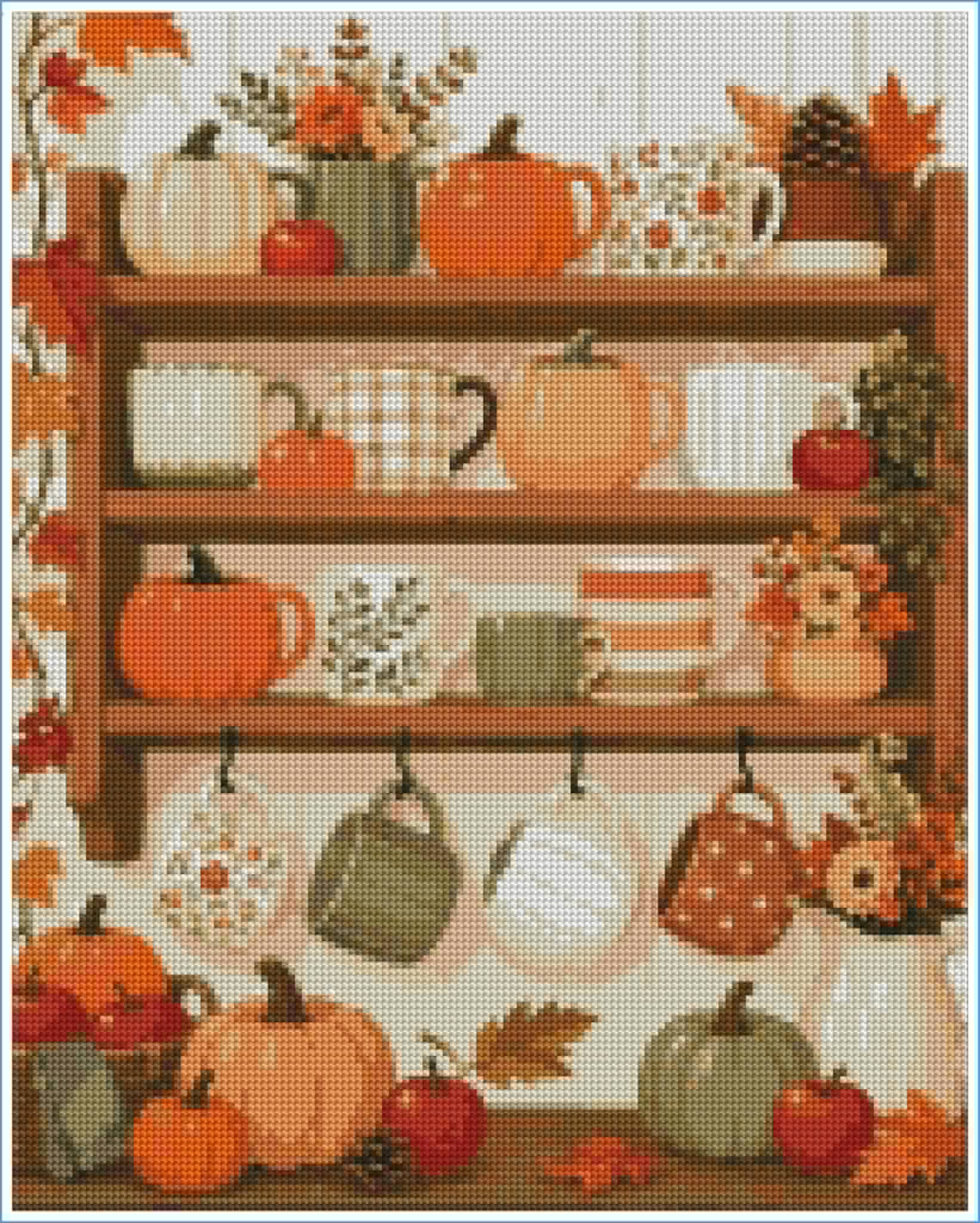 Harvest Mug Collection- Diamond Art Kit (40x50cm)