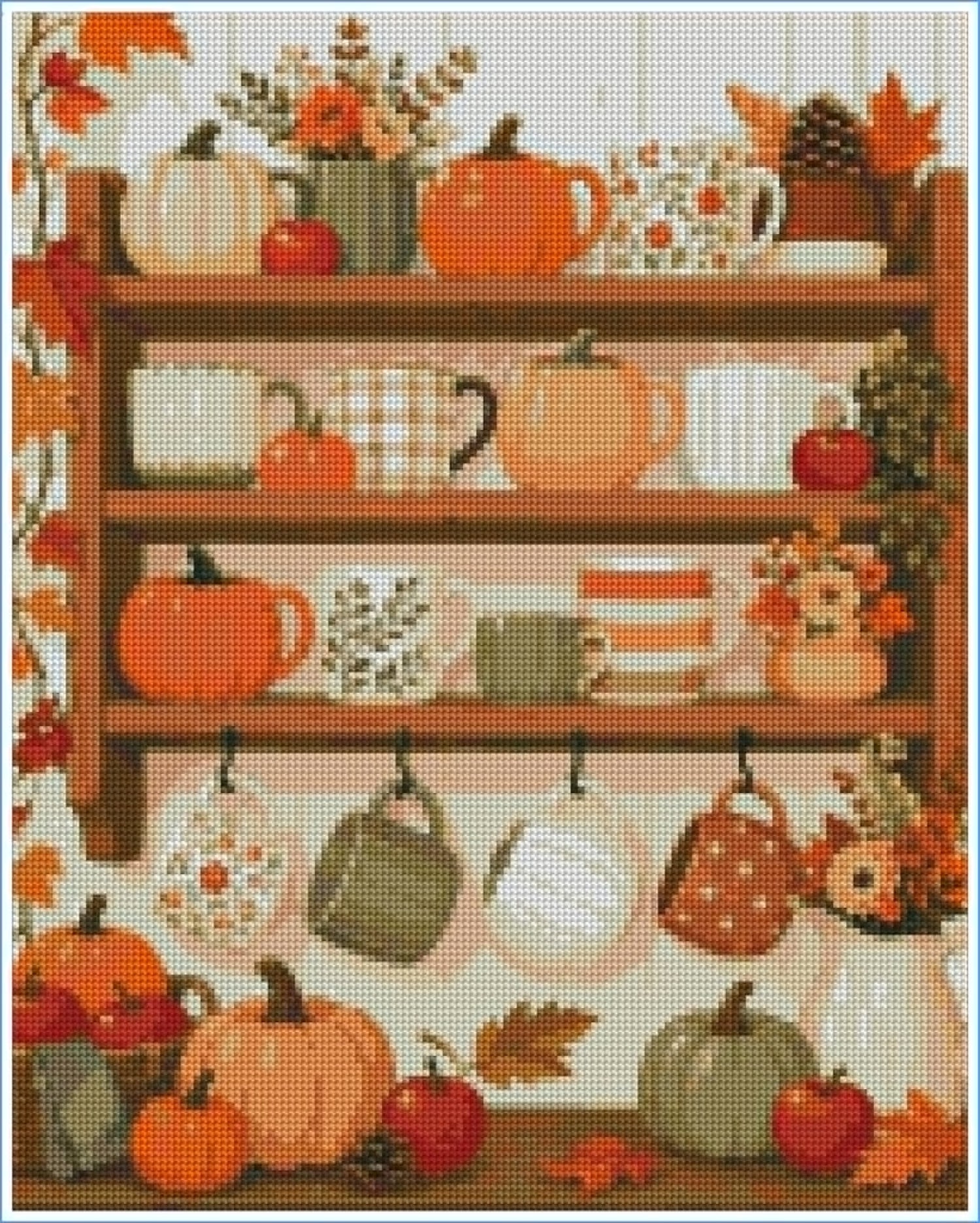 Harvest Mug Collection- Diamond Art Kit (40x50cm)
