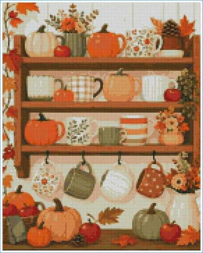 Harvest Mug Collection- Diamond Art Kit (40x50cm)