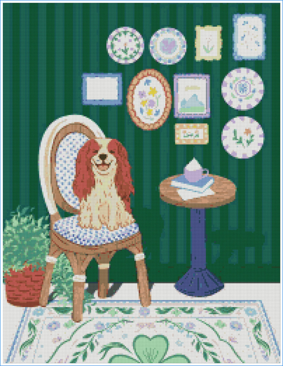 Pupaccino, Please! by With Grace, Jo- Diamond Art Kit (50x65cm)
